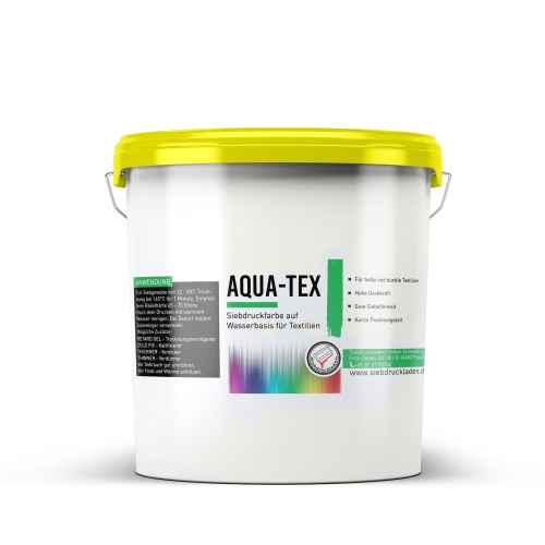 AQUA-TEX - NEON-GELB Wasserbasierte Siebdruckfarbe