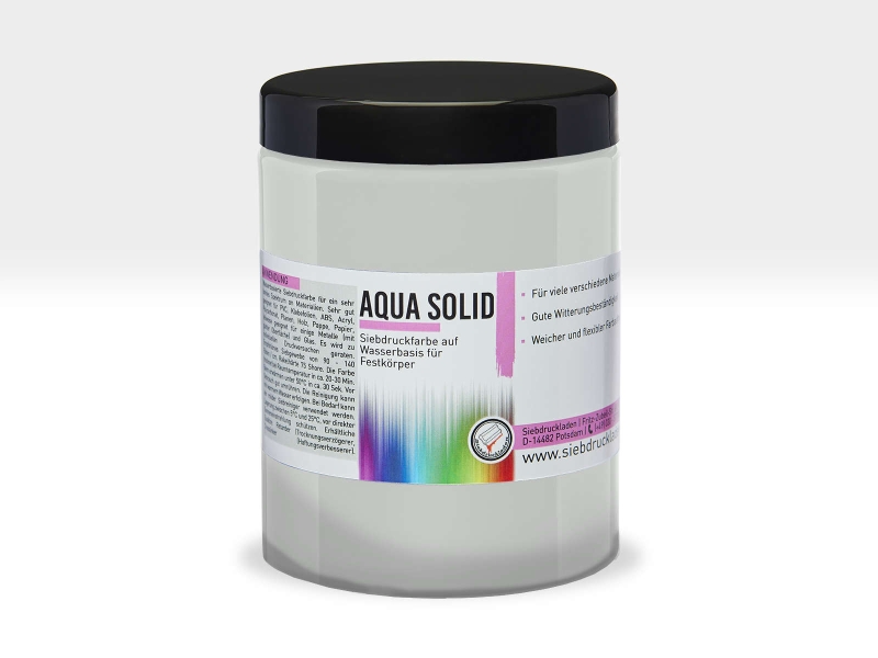 Aqua-Solid-Siebdruckfarbe-Hellgrau