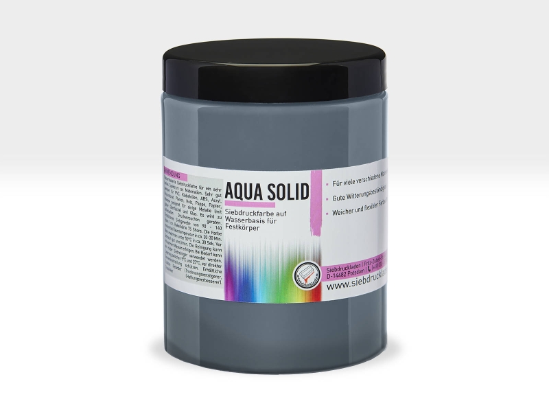 Aqua-Solid-Siebdruckfarbe-Dunkelgrau