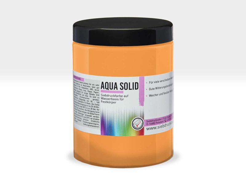 Aqua-Solid-Siebdruckfarbe-Sonnengelb