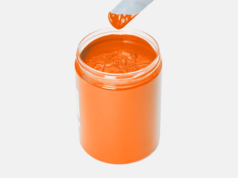 Aqua-Solid-Siebdruckfarbe-Orange