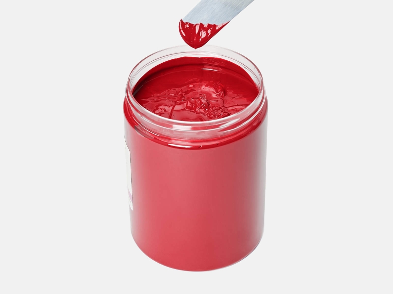Aqua-Solid-Siebdruckfarbe-Rot