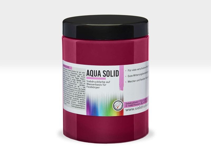 Aqua-Solid-Siebdruckfarbe-Kirschrot