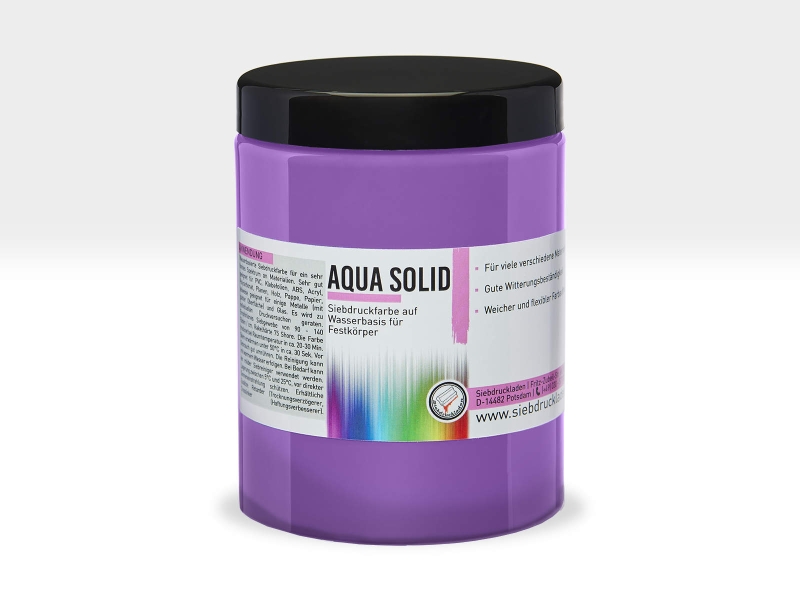 Aqua-Solid-Siebdruckfarbe-Lila