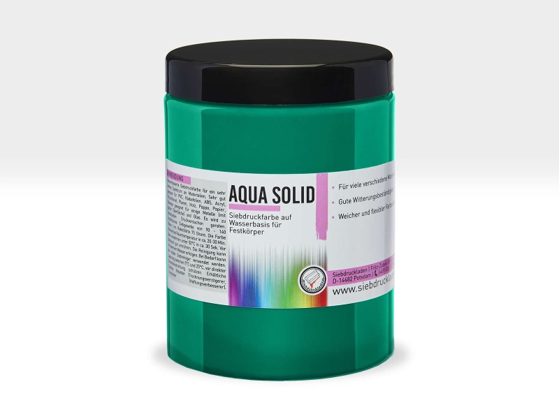 Aqua-Solid-Siebdruckfarbe-Grün