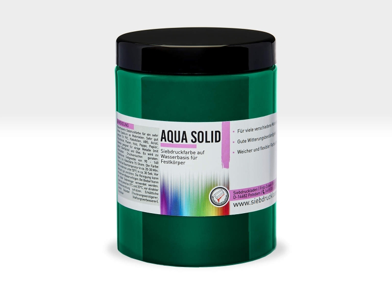 Aqua-Solid-Siebdruckfarbe-Waldgrün