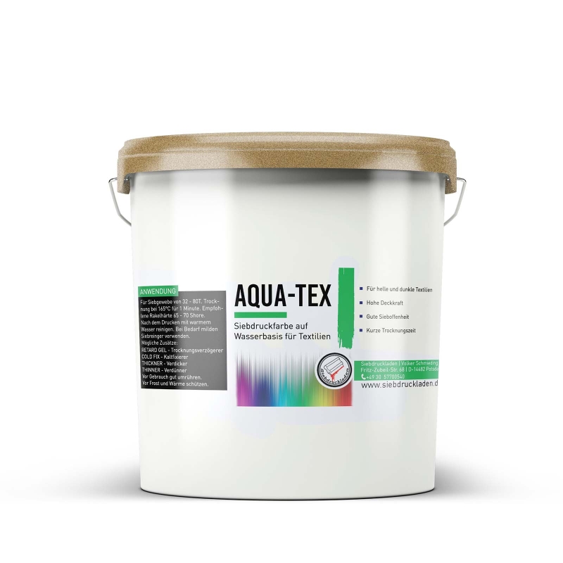 AQUA-TEX - SOLAR GOLD Wasserbasierte Siebdruckfarbe